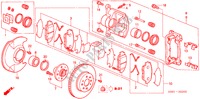 VORDERRADBREMSE für Honda CIVIC HYBRID HYBRID 4 Türen 5 gang-Schaltgetriebe 2003