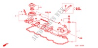 ZYLINDERKOPFDECKEL für Honda CIVIC HYBRID HYBRID 4 Türen 5 gang-Schaltgetriebe 2003