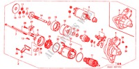 ANLASSER(DENSO) für Honda CIVIC COUPE LS 2 Türen 5 gang-Schaltgetriebe 2001