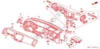 INSTRUMENTENBRETT(LH) für Honda CIVIC COUPE LS 2 Türen 5 gang-Schaltgetriebe 2001