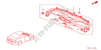 KANAL(LH) für Honda CIVIC COUPE LS 2 Türen 5 gang-Schaltgetriebe 2001