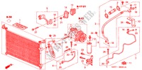 KLIMAANLAGE (SCHLAEUCHE/LEITUNGEN)(RH) für Honda CIVIC COUPE SE       EXECUTIVE 2 Türen 5 gang-Schaltgetriebe 2001
