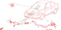 KLIMAANLAGE (SENSOR) für Honda CIVIC COUPE ES 2 Türen 5 gang-Schaltgetriebe 2003