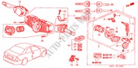 KOMBISCHALTER für Honda CIVIC COUPE LS 2 Türen 5 gang-Schaltgetriebe 2001
