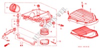 LUFTFILTER für Honda CIVIC COUPE LS 2 Türen 5 gang-Schaltgetriebe 2001