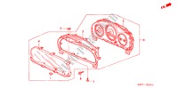 MESSGERAET BAUTEILE(NS)(2) für Honda CIVIC COUPE ES 2 Türen 4 gang automatikgetriebe 2003