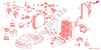 STEUERGERAT(KABINE) (RH) für Honda CIVIC COUPE SE 2 Türen 4 gang automatikgetriebe 2001