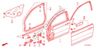 TUERTAFELN für Honda CIVIC COUPE LS 2 Türen 5 gang-Schaltgetriebe 2001