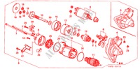 ANLASSER(DENSO) für Honda CIVIC COUPE LS 2 Türen 5 gang-Schaltgetriebe 2005