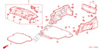 HINTERE ABLAGE/KOFFERRAUM ZIERSTUECK für Honda CIVIC COUPE ES 2 Türen 5 gang-Schaltgetriebe 2005