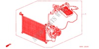 KLIMAANLAGE(BAUSATZ) für Honda CIVIC COUPE LS 2 Türen 5 gang-Schaltgetriebe 2005