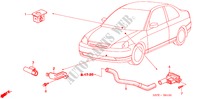 KLIMAANLAGE (SENSOR) für Honda CIVIC COUPE ES 2 Türen 4 gang automatikgetriebe 2005