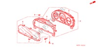 MESSGERAET BAUTEILE(NS) für Honda CIVIC COUPE ES 2 Türen 5 gang-Schaltgetriebe 2005