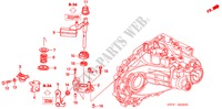 SCHALTARM/SCHALTHEBEL für Honda CIVIC COUPE LS 2 Türen 5 gang-Schaltgetriebe 2005