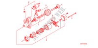 ANLASSERKOMPONENTEN(DIESEL) für Honda CIVIC 1.7LS 3 Türen 5 gang-Schaltgetriebe 2002