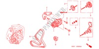 KLIMAANLAGE (KOMPRESSOR) (DIESEL) für Honda CIVIC 1.7S 3 Türen 5 gang-Schaltgetriebe 2002