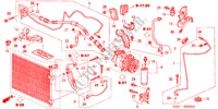 KLIMAANLAGE(SCHLAEUCHE/LEITUNGEN)(LH)(1.4L/1.6L) für Honda CIVIC 1.6LS 3 Türen 5 gang-Schaltgetriebe 2003