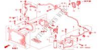 KLIMAANLAGE (SCHLAEUCHE/LEITUNGEN)(LH)(DIESEL) für Honda CIVIC 1.7ES 3 Türen 5 gang-Schaltgetriebe 2002