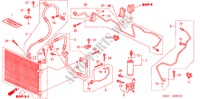 KLIMAANLAGE (SCHLAEUCHE/LEITUNGEN)(LH)(TYPE R) für Honda CIVIC TYPE R ANNIVERSARY 3 Türen 6 gang-Schaltgetriebe 2003
