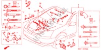 MOTORKABELBAUM (TYPE R)(LH) für Honda CIVIC TYPE R 3 Türen 6 gang-Schaltgetriebe 2004