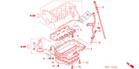 OELWANNE/STANDANZEIGE (DIESEL) für Honda CIVIC 1.7SPORT 3 Türen 5 gang-Schaltgetriebe 2004