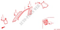 SAEULENZIERSTUECK(LH) für Honda CIVIC 1.7SPORT 3 Türen 5 gang-Schaltgetriebe 2003