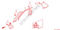 SAEULENZIERSTUECK(RH) für Honda CIVIC 1.6SE 3 Türen 4 gang automatikgetriebe 2002