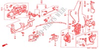 TUERSCHLOESSER, VORNE für Honda CIVIC 1.6SE 3 Türen 4 gang automatikgetriebe 2002