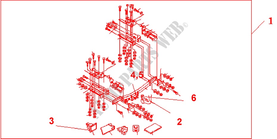 AHK STANDART DESIGN für Honda CIVIC 1.7S 3 Türen 5 gang-Schaltgetriebe 2002