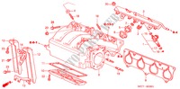 ANSAUGKRUEMMER(TYPE R) für Honda CIVIC TYPE R 3 Türen 6 gang-Schaltgetriebe 2005