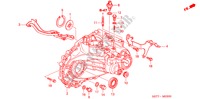 GETRIEBEGEHAEUSE (1.4L/1.6L) für Honda CIVIC 1.4 E 3 Türen 5 gang-Schaltgetriebe 2005