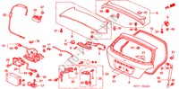 HECKKLAPPE für Honda CIVIC 1.6 S 3 Türen 5 gang-Schaltgetriebe 2005