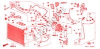 KLIMAANLAGE(SCHLAEUCHE/LEITUNGEN) (LH) (1.4L/1.6L) für Honda CIVIC 1.6 S 3 Türen 4 gang automatikgetriebe 2005