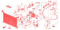 KLIMAANLAGE(SCHLAEUCHE/LEITUNGEN)(RH)(1.4L/1.6L) für Honda CIVIC 1.6 S 3 Türen 4 gang automatikgetriebe 2005