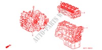 MOTOREINHEIT/GETRIEBE KOMPL.(1.4L/1.6L) für Honda CIVIC 1.6 ES 3 Türen 5 gang-Schaltgetriebe 2005