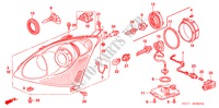 SCHEINWERFER(1) für Honda CIVIC TYPE R     PREMIUM 3 Türen 6 gang-Schaltgetriebe 2005