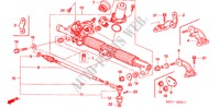 SERVOLENKGETRIEBE(EPS)(RH) für Honda CIVIC 1.6 SPORT 3 Türen 5 gang-Schaltgetriebe 2005