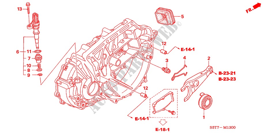 KUPPLUNGSFREIGABE(TYPE R) für Honda CIVIC TYPE R     PREMIUM 3 Türen 6 gang-Schaltgetriebe 2005