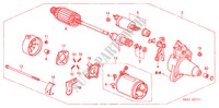 ANLASSER(DENSO) (2) für Honda CIVIC 1.4LS 5 Türen 5 gang-Schaltgetriebe 2003