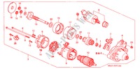 ANLASSER(DENSO) (3) für Honda CIVIC 2.0 5 Türen 5 gang-Schaltgetriebe 2003