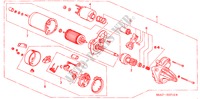 ANLASSER(VALEO) für Honda CIVIC 1.6LS 5 Türen 5 gang-Schaltgetriebe 2003
