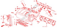 ANSAUGKRUEMMER(2.0L) (1) für Honda CIVIC 2.0 5 Türen 5 gang-Schaltgetriebe 2003