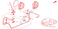 ANTENNE/LAUTSPRECHER für Honda CIVIC 2.0 5 Türen 5 gang-Schaltgetriebe 2003