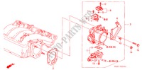 DROSSELKLAPPENGEHAEUSE(2.0L) (1) für Honda CIVIC 2.0 5 Türen 5 gang-Schaltgetriebe 2003
