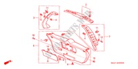 HECKKLAPPENVERKLEIDUNG für Honda CIVIC 2.0 5 Türen 5 gang-Schaltgetriebe 2003