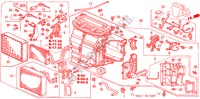 HEIZUNGSEINHEIT(LH) für Honda CIVIC 1.6LS 5 Türen 4 gang automatikgetriebe 2001