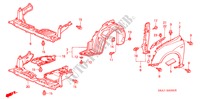 KOTFLUEGEL, VORNE für Honda CIVIC 2.0 5 Türen 5 gang-Schaltgetriebe 2003