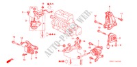 MOTORBEFESTIGUNGEN(MT) (2.0L) für Honda CIVIC 2.0 5 Türen 5 gang-Schaltgetriebe 2003