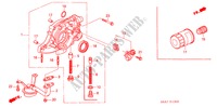 OELPUMPE/OELSIEB (1.4L/1.5L/1.6L/1.7L) für Honda CIVIC 1.4LS 5 Türen 5 gang-Schaltgetriebe 2001