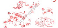 SRS EINHEIT(LH) für Honda CIVIC 1.4LS 5 Türen 5 gang-Schaltgetriebe 2001